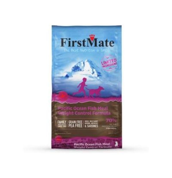 Picture of FirstMate 40310083 25 lbs Limited Ingredient Diet Grain-Free Pacific Ocean Fish Meal Weight Control Formula Dry Dog Food
