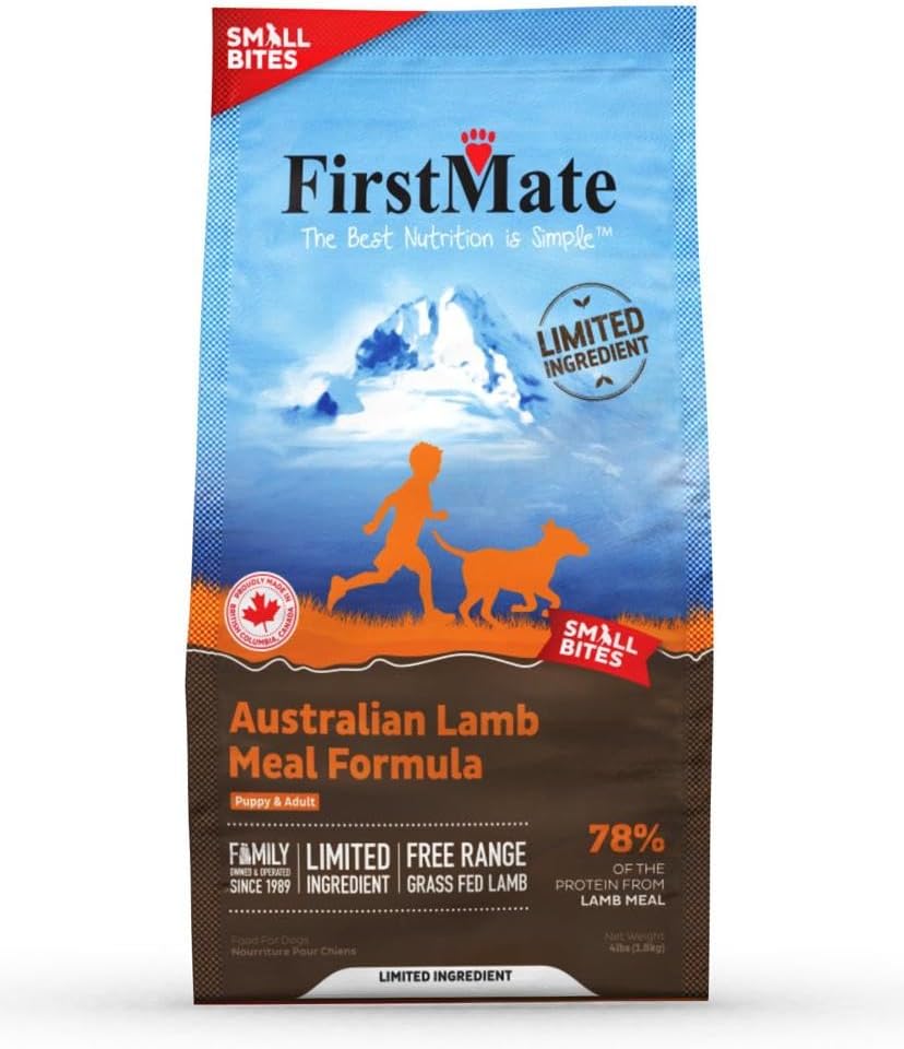 Picture of Firstmate 40310200 64 oz Limited Ingredient Australian Lamb Meal Formula Small Bites Grain Free Dry Dog Food