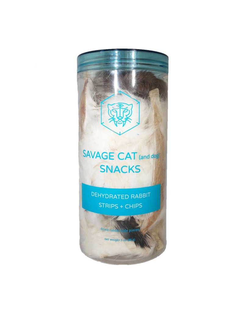 Picture of Savage Cat 81894065 3 oz Dehydrated Treats - Rabbit Strips & Chips