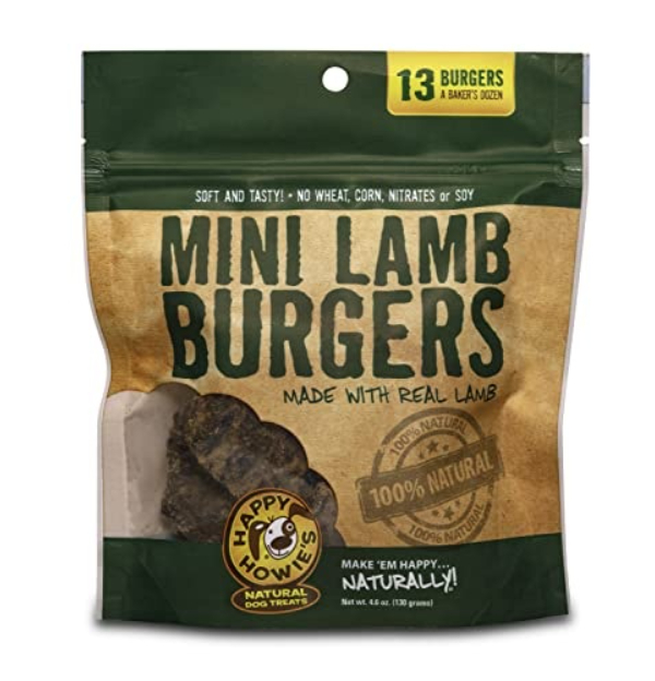 Picture of Happy Howie 50912020 2 in. 4 oz Lamb Burgers Dog Treats
