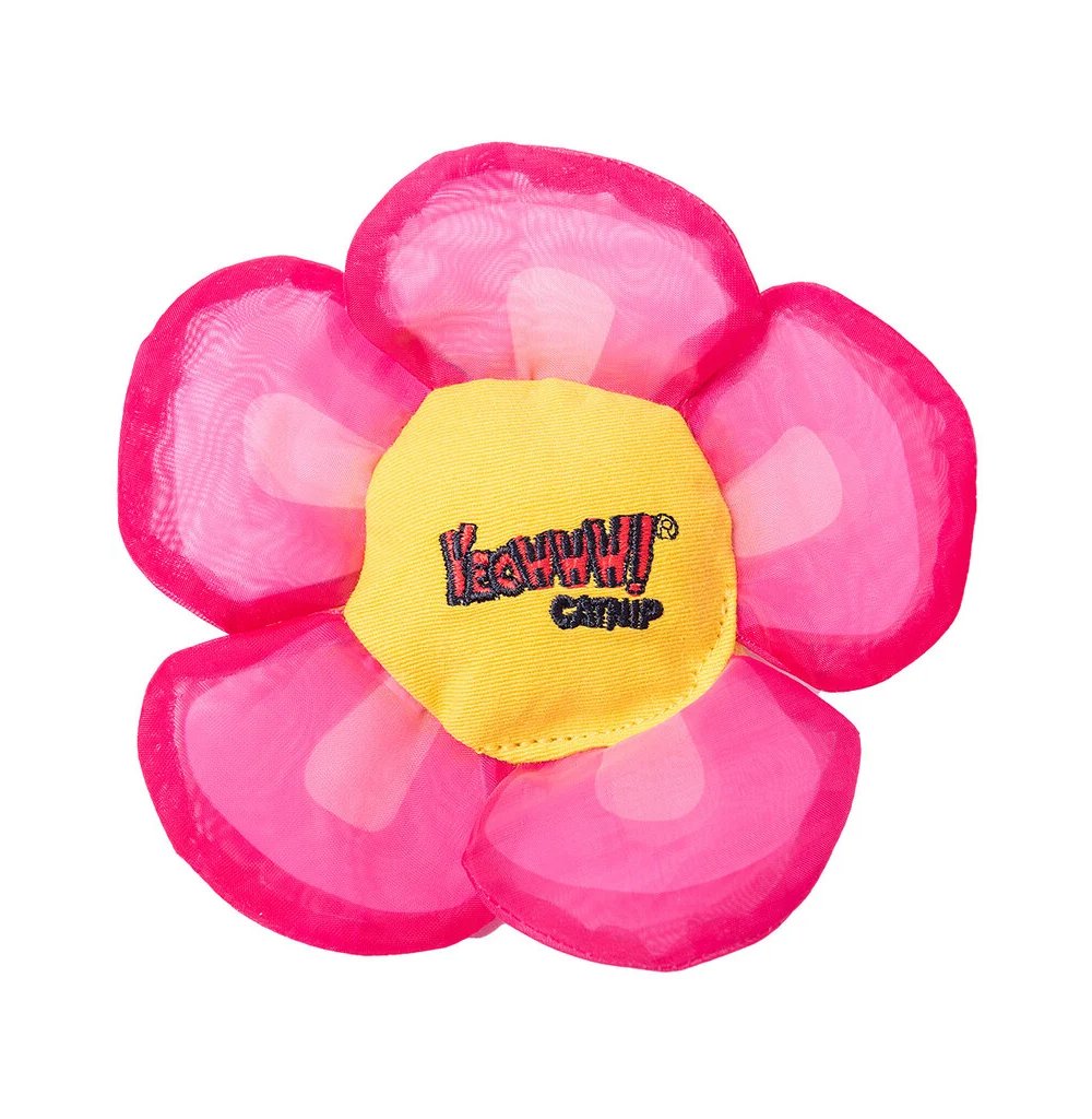 Picture of Yeowww Catnip 96500122 Daisy Flower Tops Cat Toys - Pink