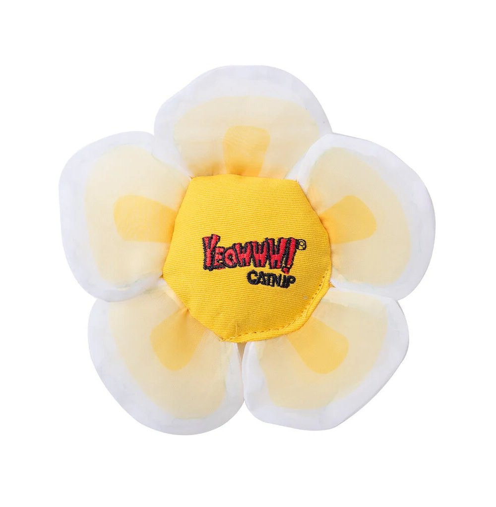 Picture of Yeowww Catnip 96500123 Daisy Flower Tops Cat Toys - White