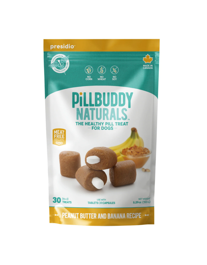 Picture of Presidio Natural 30280557 90 Count Pill Buddy Naturals - Peanut Butter & Banana