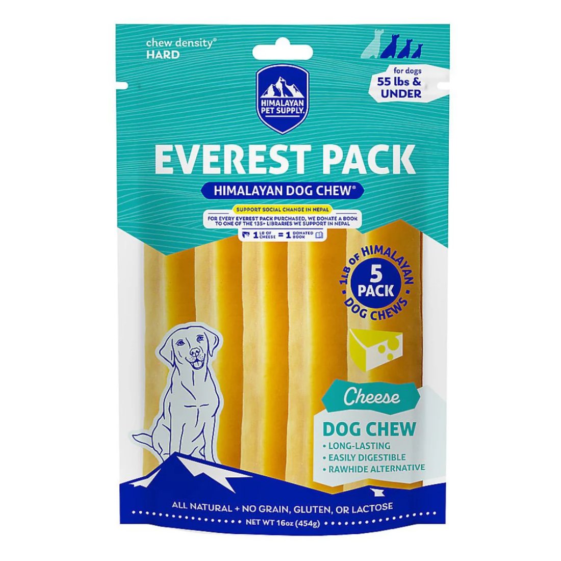 Picture of Himalayan Dog Chew 50700352 Everest Cheese Chew for Dogs - Pack of 5