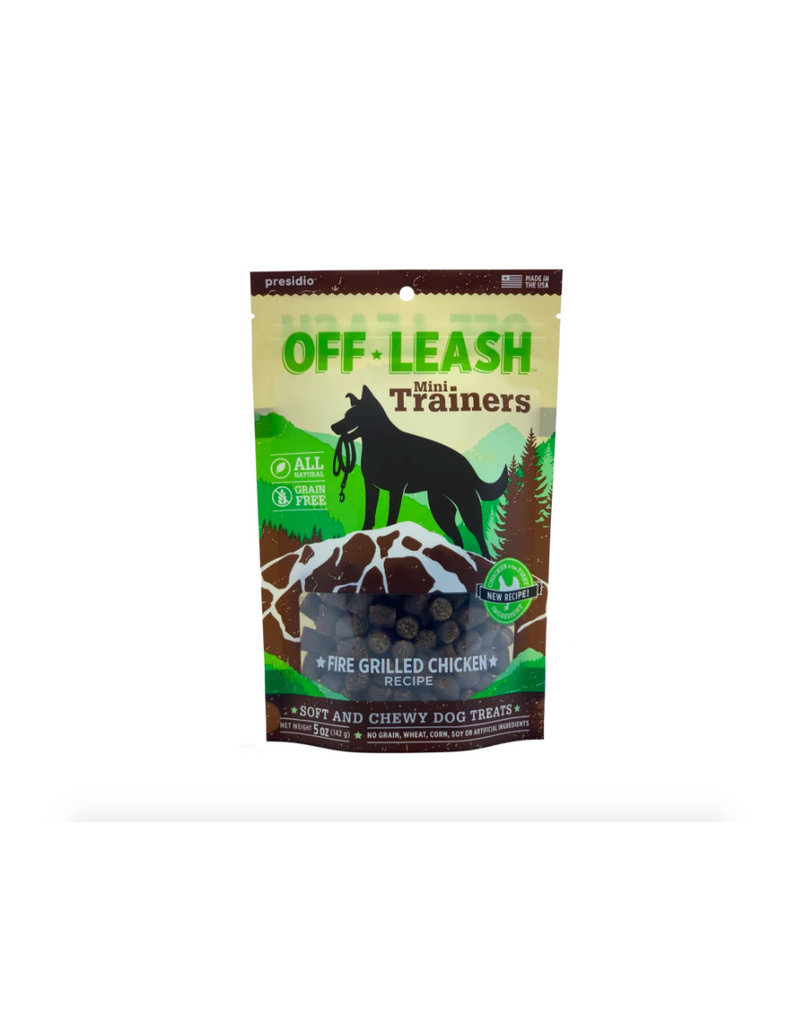 Picture of Presidio Natural 30200678 5 oz Off Leash Dog Training Treats - Fire Grilled Chicken