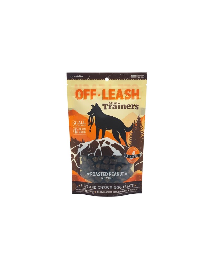 Picture of Presidio Natural 30200685 5 oz Off Leash Dog Training Treats - Roasted Peanut
