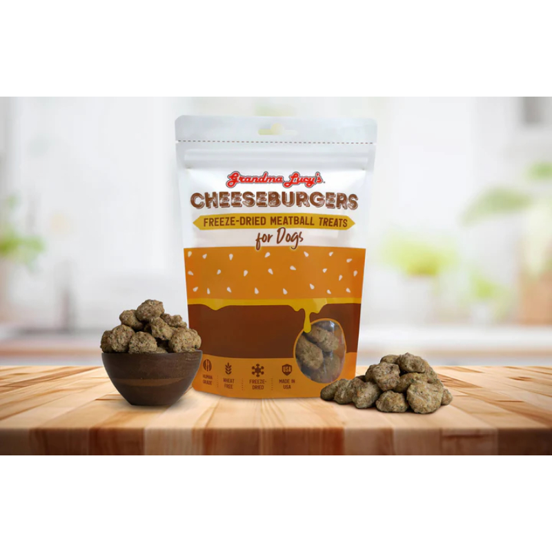 Picture of Grandma Lucys 46178103 3 oz Freeze-Dried Meatballs Treats for Dogs - Cheeseburgers