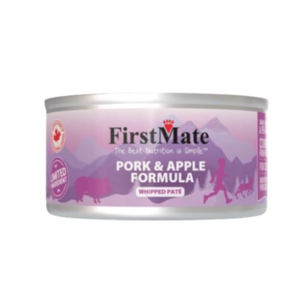 Picture of FirstMate 40322044 5.5 oz Can GF LID Pork & Apple Cat Food