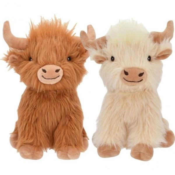 60037467 8 in. Highland Cow Shaggy, Assorted Color