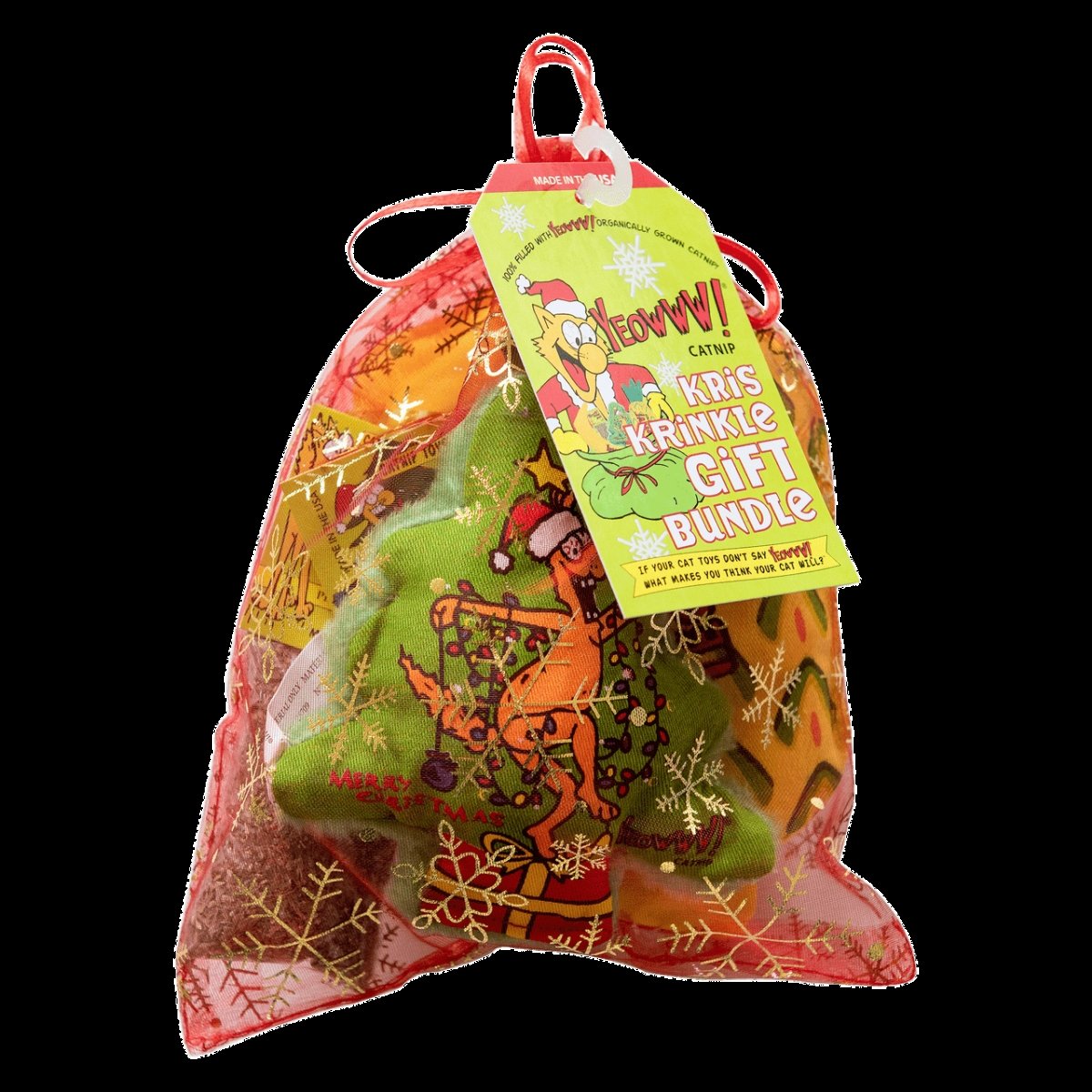 Picture of Yeowww Catnip 96500444 Kris Krinkle Bundle Cat Toy Set