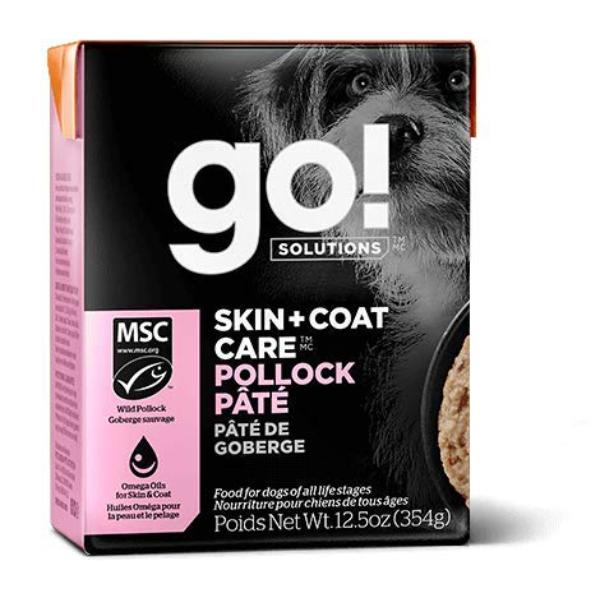 Picture of Petcurean 77100537 12.5 oz Go Skin & Coat Care Pollock Pate Dog Food
