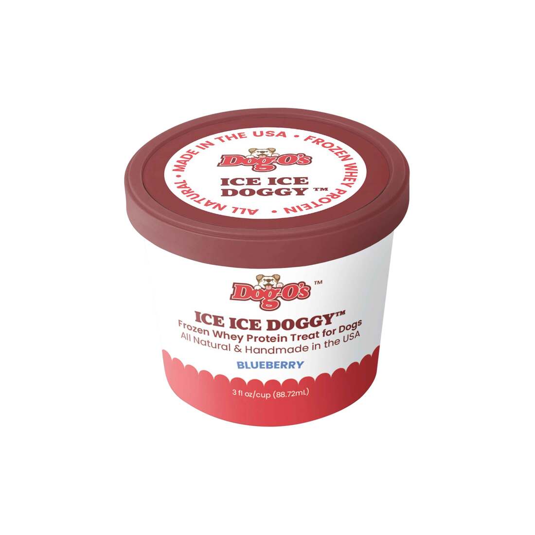 Picture of Dog-O S 31400384 3 oz Frozen Ice Doggy Dog Treat&#44; Blueberry - 12 Count