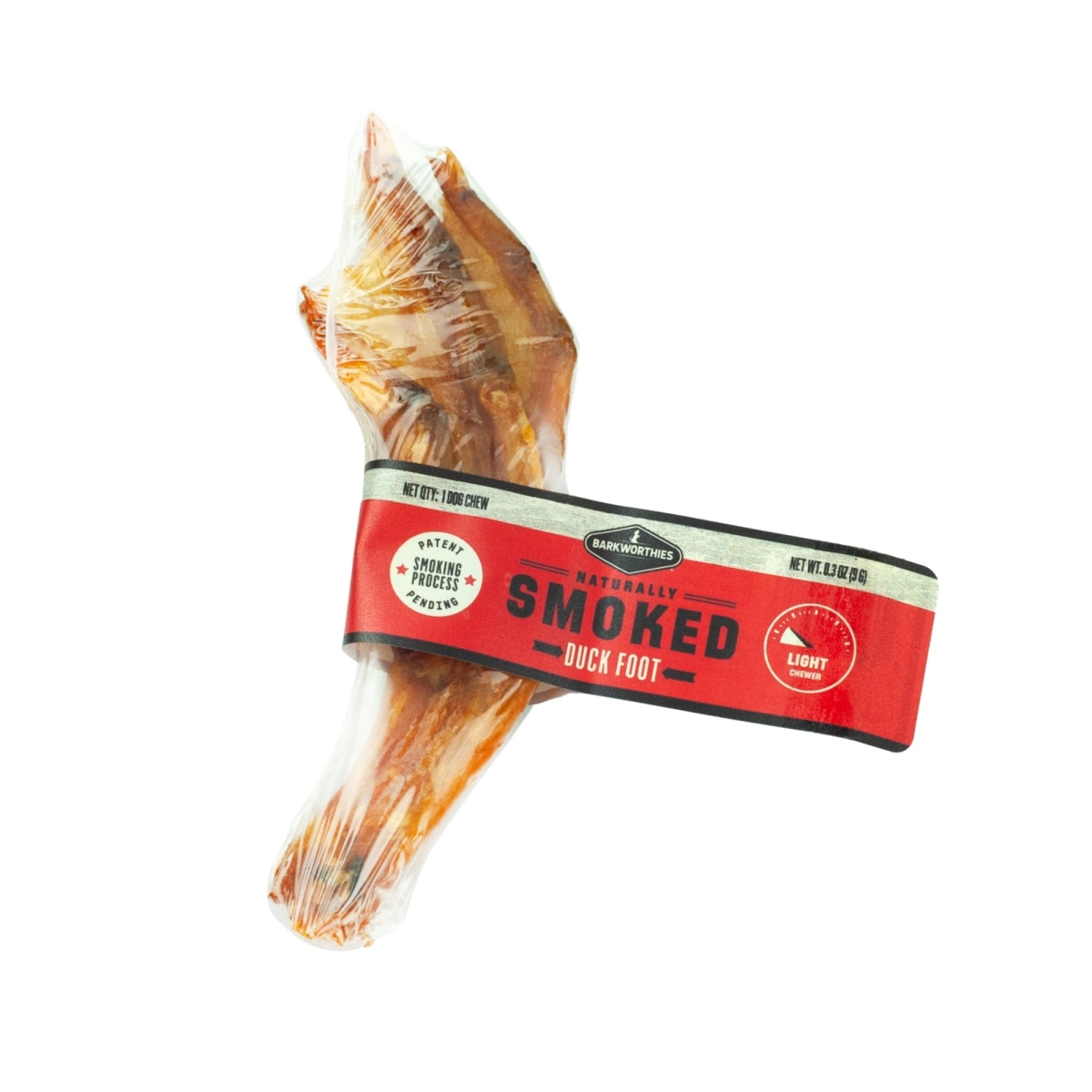 Picture of Barkworthies 20513205 0.3 oz Smoked Duck Feet Dog Chew - 50 Count