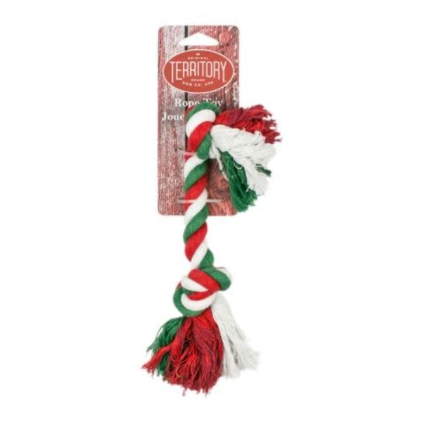 Picture of Territory 88418047 12 in. Candy Cane Rope Dog Toy - Large
