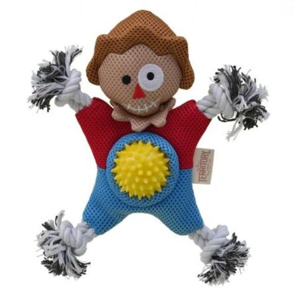 Picture of Territory 88418194 10 in. 2 in 1 Mesh Scarecrow Dog Toy