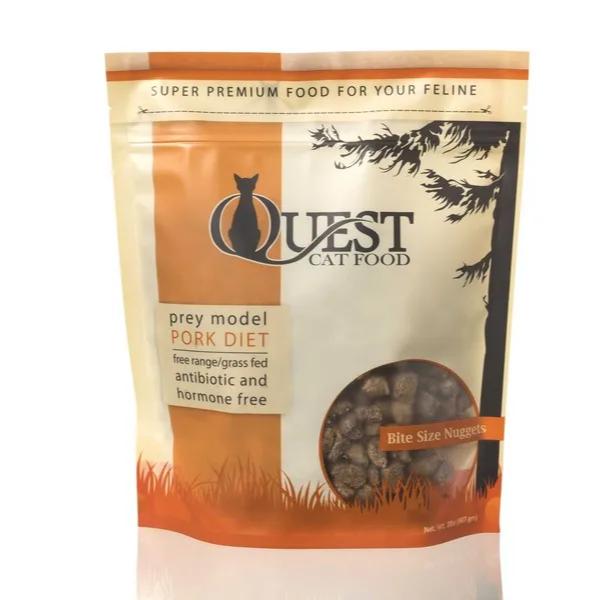 Picture of Steves Real Food 84517102 Quest Frozen Pork Nuggets for Cats - 2 lbs