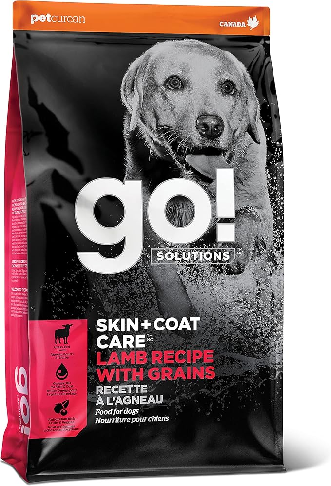 Picture of Petcurean 77100295 Go Solutions Skin & Coat Care Dry Dog Food&#44; Lamb Recipe with Grains - 3.5 lbs