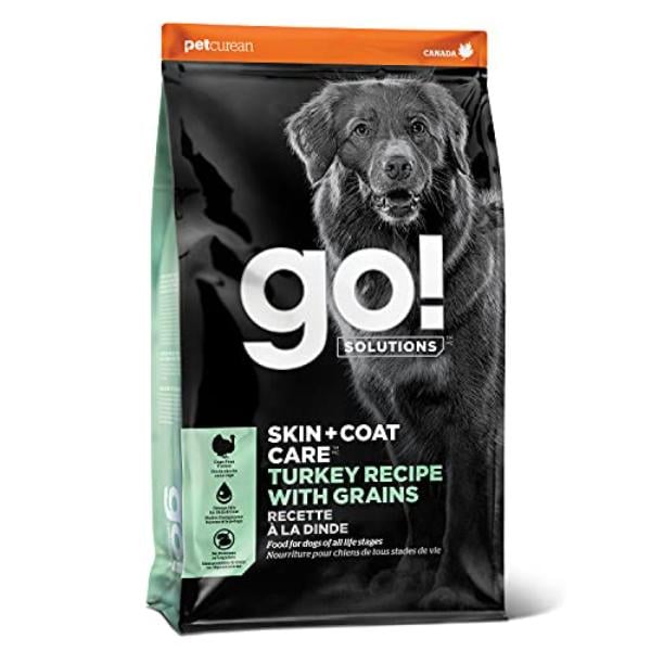 Picture of Petcurean 77100684 Go Skin & Coat Care Turkey Recipe with Grains Dry Dog Food - 22 lbs