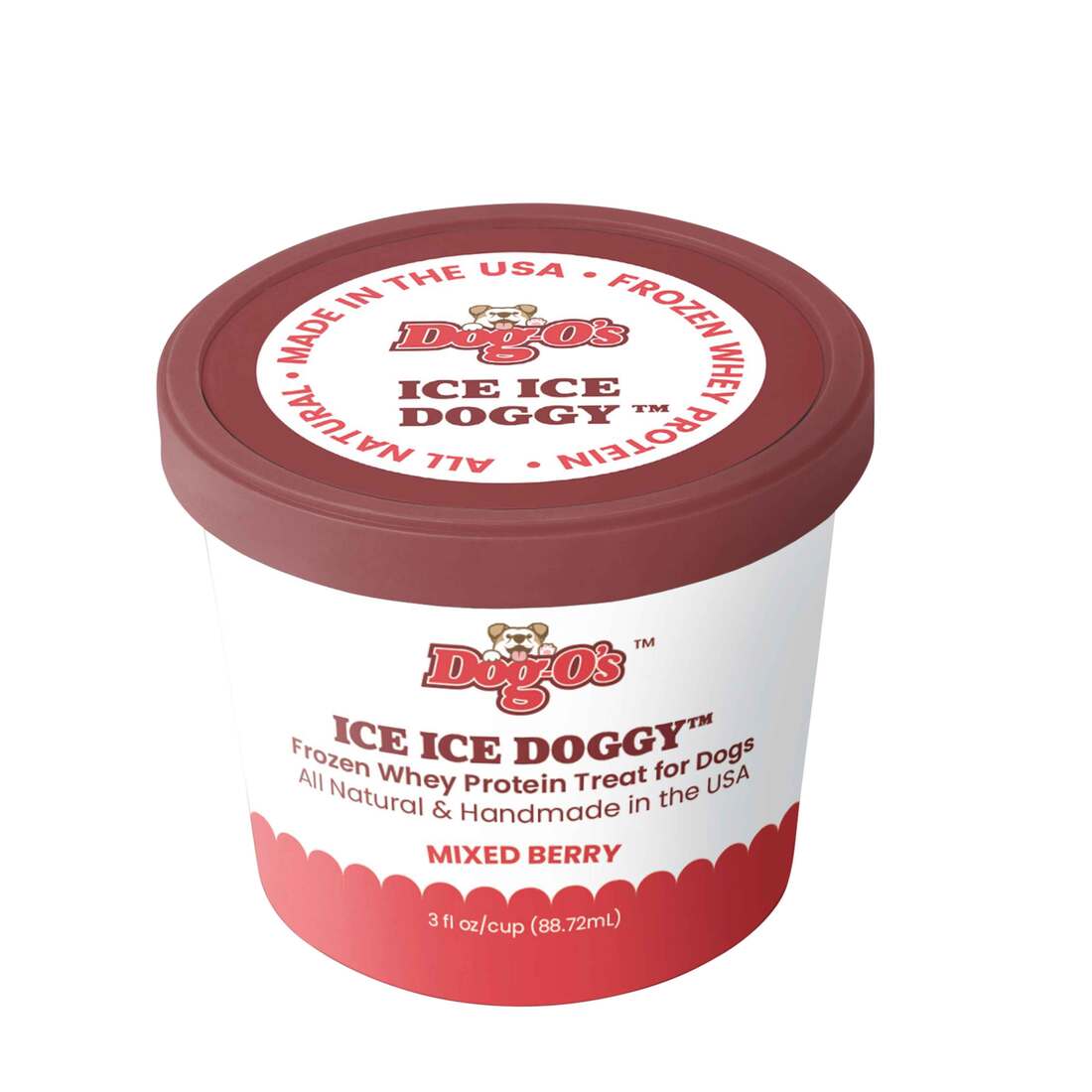 Picture of Dog-O S 31400385 3 oz Frozen Ice Doggy Dog Treat&#44; Mixed Berry