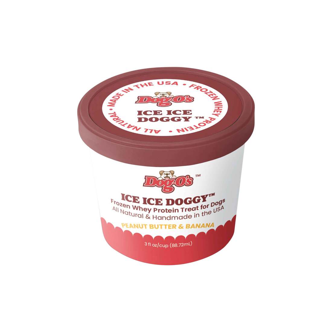 Picture of Dog-O S 31400386 3 oz Frozen Ice Doggy Dog Treat&#44; Peanut Butter & Banana - 12 Count