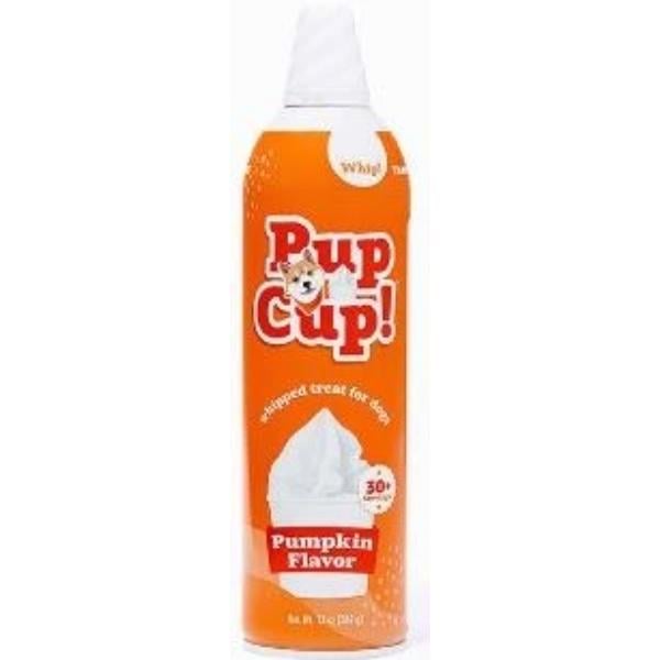 Picture of Pup Cup 77202413 13 oz Dairy-Free Whipped Cream - Pumpkin