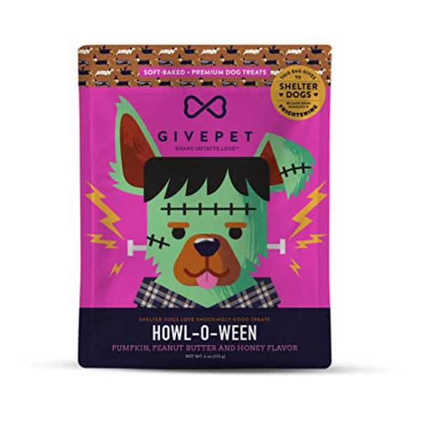 Picture of GivePet 45118898 6 oz Halloween Howl-O-Ween Dog Treats