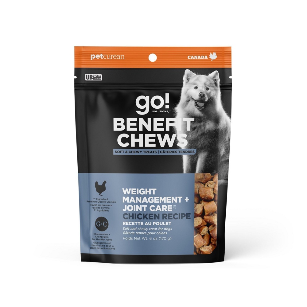 77100694 6 oz Go Solutions Benefit Weight Management & Joint Care Chicken Dog Chews