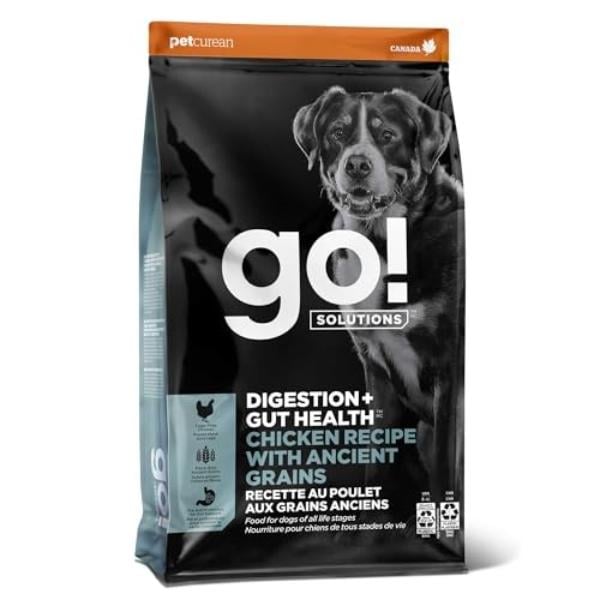 Picture of Petcurean 77100775 Go Solutions Digestion & Gut Health Dry Dog Food - Chicken Recipe with Ancient Grains - 3.5 lbs