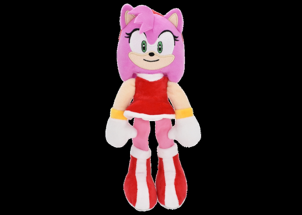 60057202 10 in. Sonic the Hedgehog Amy Rose Plush Dog Toy