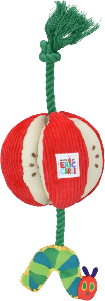 Picture of Multipet 60057626 15 in. Very Hungry Caterpillar Plush Apple Rope Dog Toy