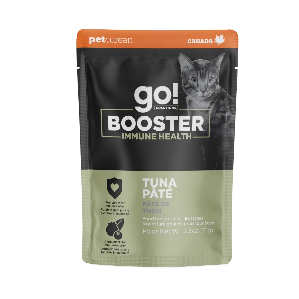 Picture of Petcurean 77100493 2.5 oz Go Solutions Immune Health Tuna Pate for Cats