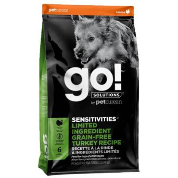 77100585 Go Solutions Sensitivities Limited Ingredient Turkey Recipe Dry Dog Food - 3.5 lbs
