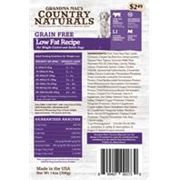 Picture of PF 46000171 4 lbs Grandma Maes Country Natural Grain Free Low Fat Dog Food - 6 per Bale