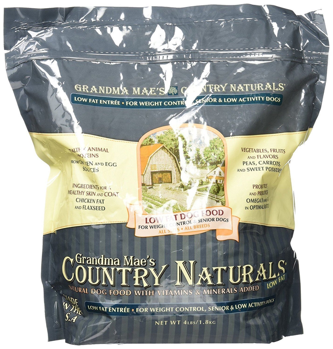Picture of PF 46000133 4 lbs Grandma Maes Country Naturals Low-Fat Dog Food - 6 per Bale