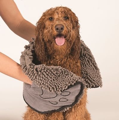 Picture of Dog Gone Smart 38000636 Shammy Towel for Dog&#44; Gray