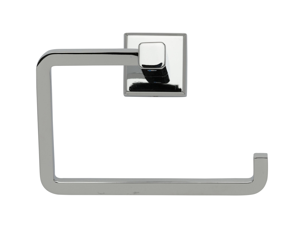Square Roll Paper Holder, Polished