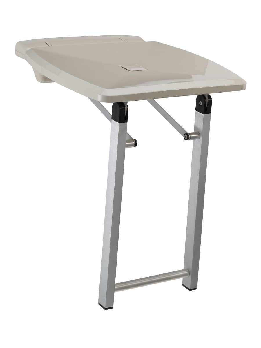 Picture of Ponte Giulio USA G27JDS44I1 Urban Folding Shower Seat with Legs&#44; Ivory