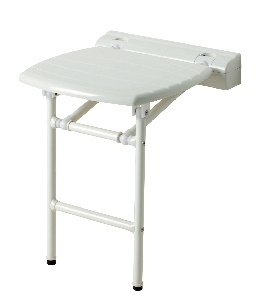 Picture of Ponte Giulio USA 4FAUHS02W1 Choice Folding Shower Seat with Legs&#44; White