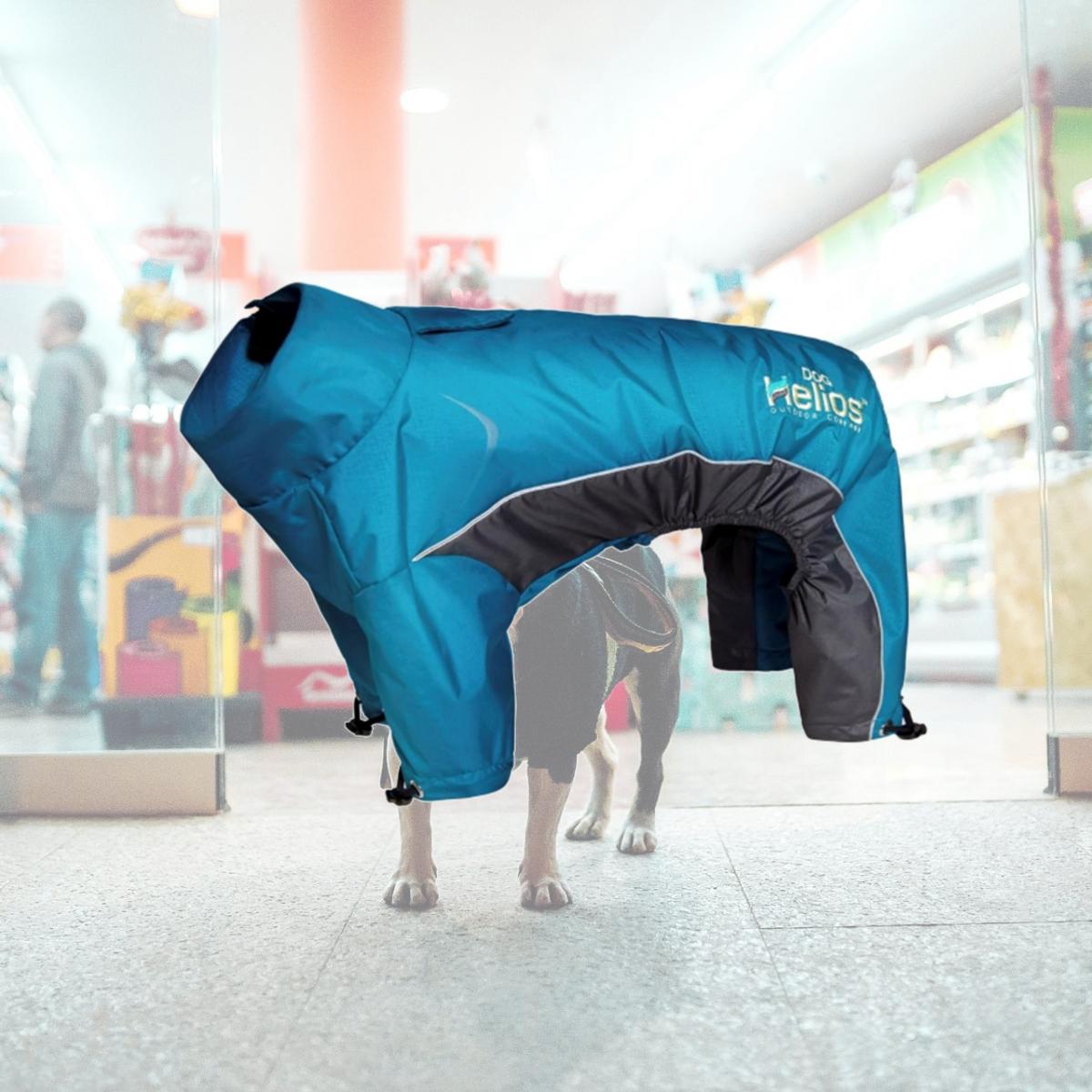 Picture of Command JKHL4BLXL Blizzard Full-Bodied Adjustable & 3M Reflective Dog Jacket, Extra Large - Blue