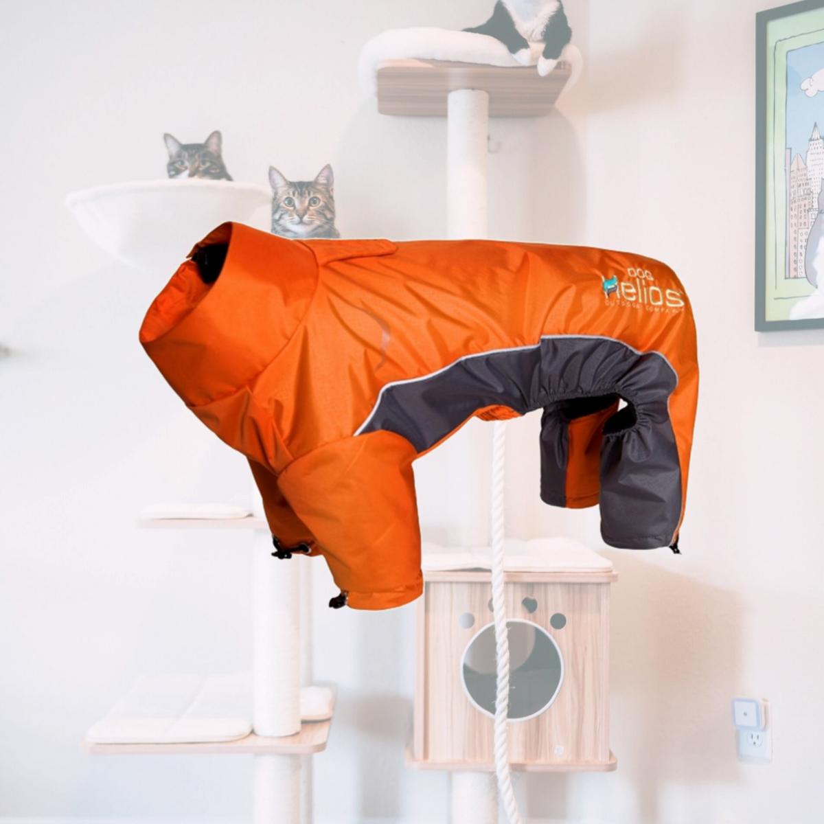 Picture of Command JKHL4ORXL Blizzard Full-Bodied Adjustable & 3M Reflective Dog Jacket, Extra Large - Orange