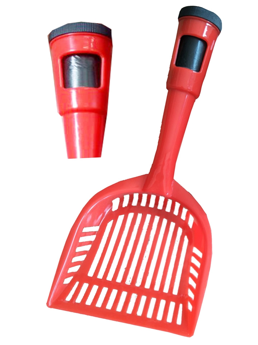 Picture of Pet Life PS1RD Pooper Scooper Litter Shovel, Red - One Size