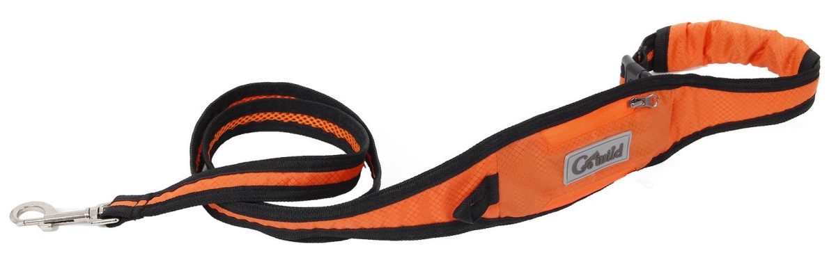 Picture of Pet Life LS12OR 2 in1 Training Dog Leash & Pet Belt with Pouch, Orange - One Size