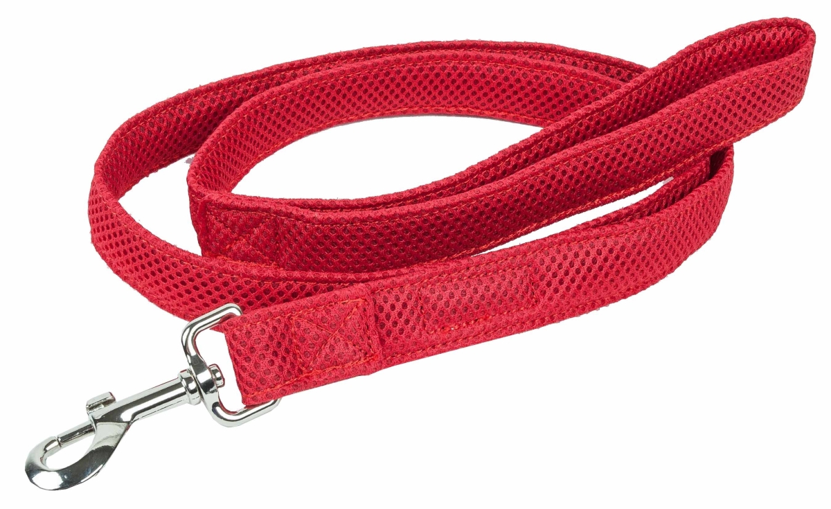 Picture of Pet Life LS14RD Aero Mesh Dual Sided Comfortable & Breathable Adjustable Mesh Dog Leash&#44; Red - One Size