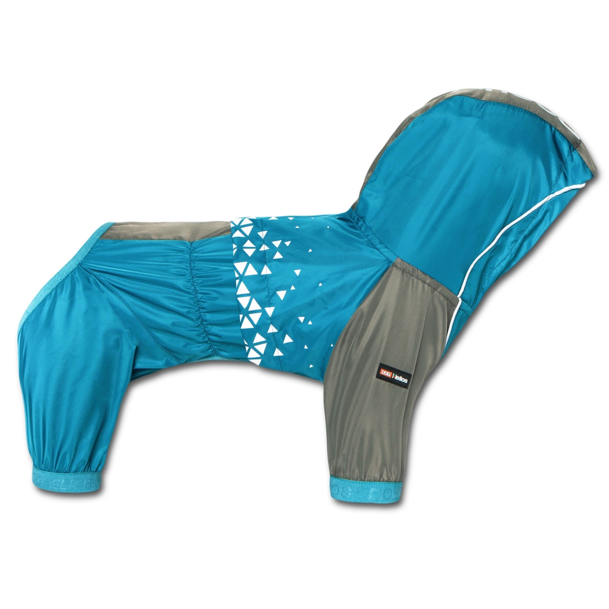 Picture of Dog Helios JKHL15BLSM Vortex Full Bodied Waterproof Windbreaker Dog Jacket - Blue - Small