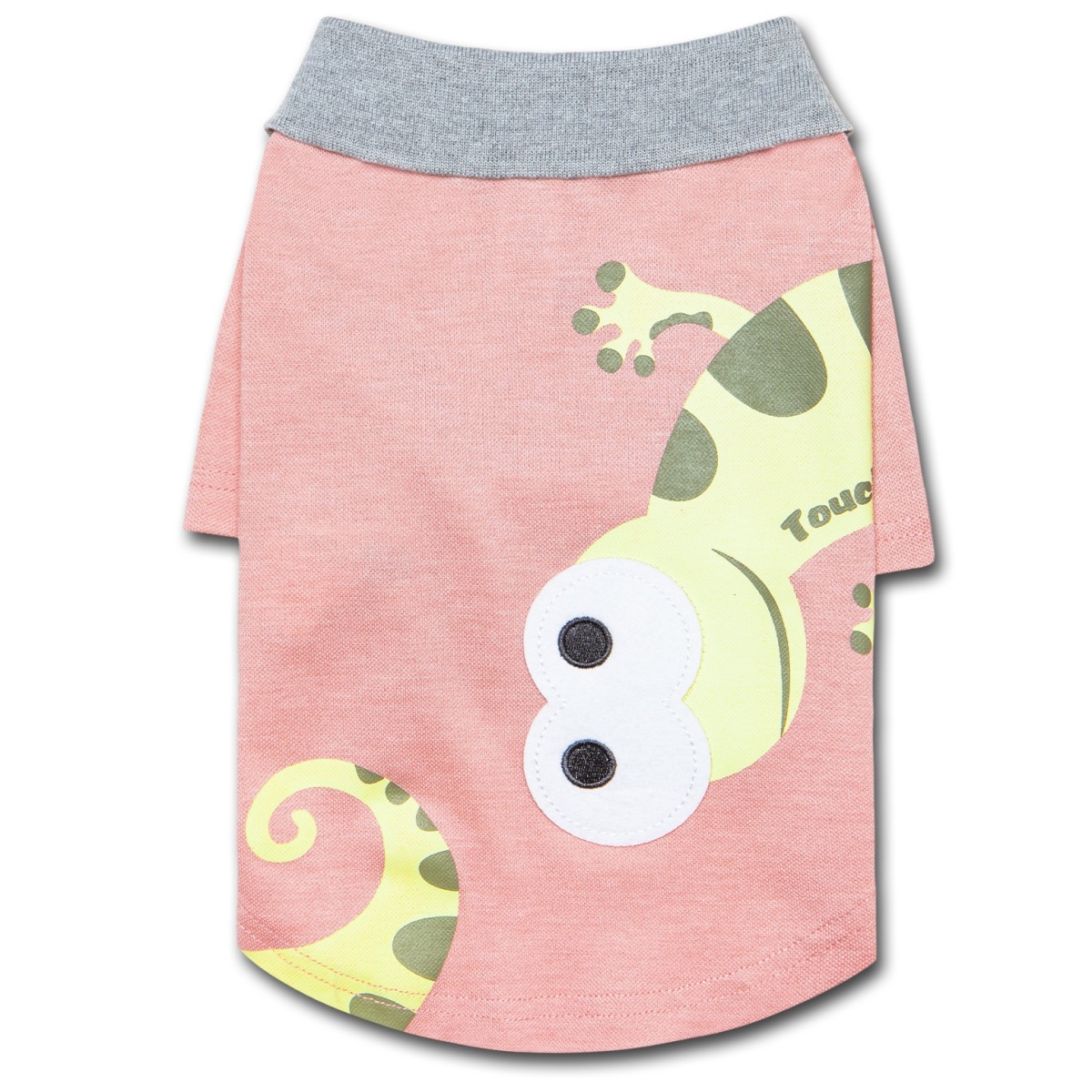 Picture of Touchdog TS2PCMD Arubark Caribbean Style Dog Polo T-Shirt - Peach - Medium