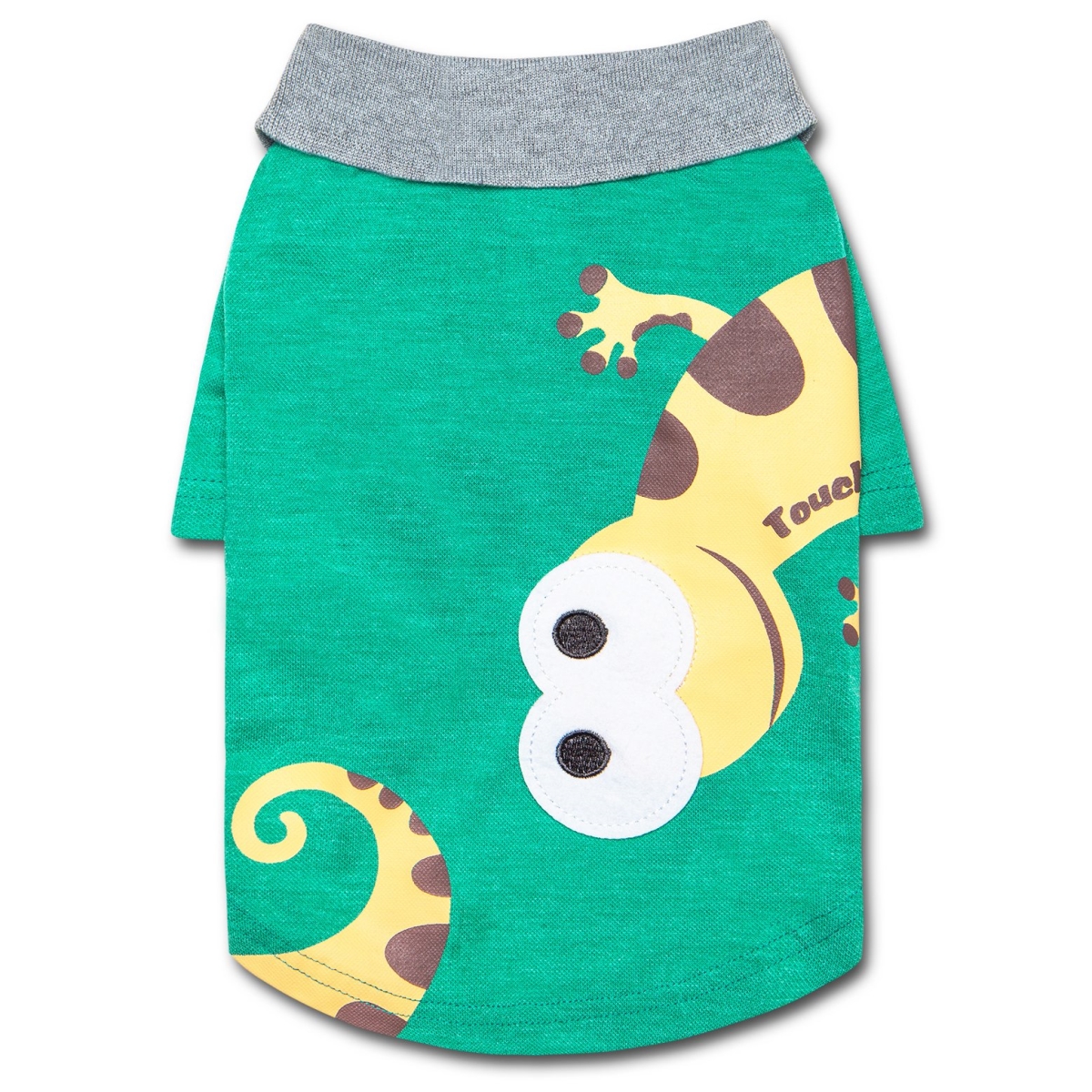 Picture of Touchdog TS2GNLG Arubark Caribbean Style Dog Polo T-Shirt - Green - Large