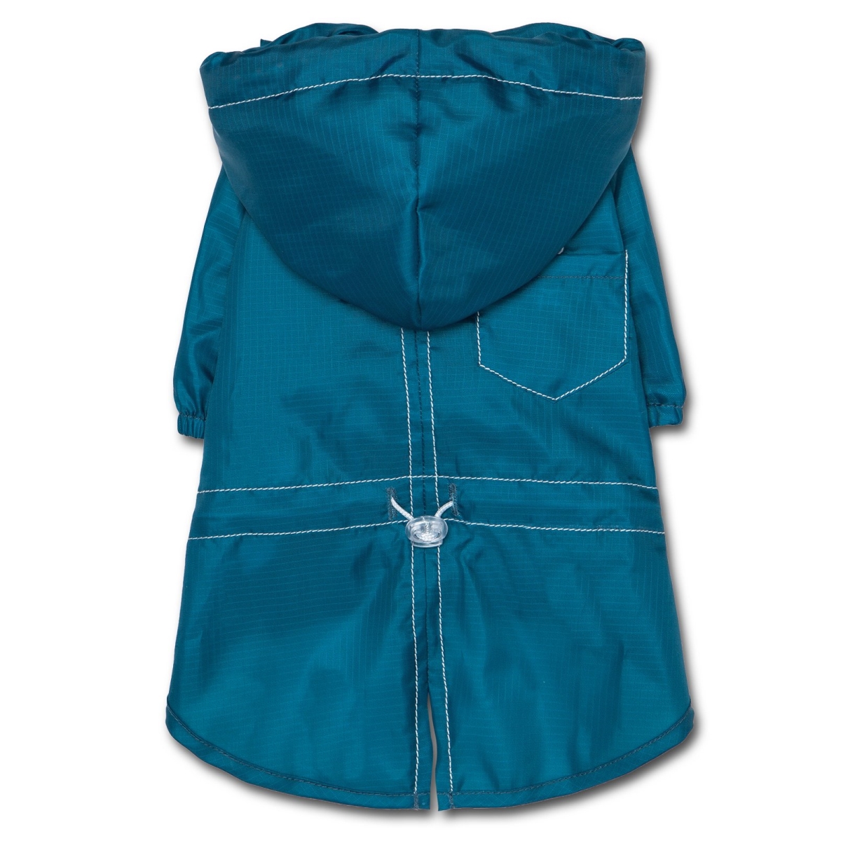 Picture of Touchdog R12BLSM Split-Vent Designer Waterproof Dog Raincoat - Blue - Small