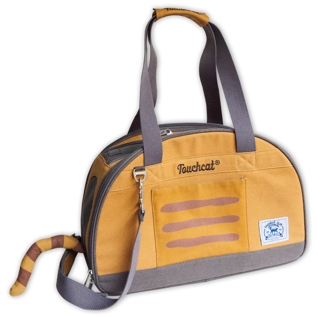 Picture of Touchcat B101YLMD Tote-Tails Designer Airline Approved Collapsible Cat Carrier - Yellow - One Size