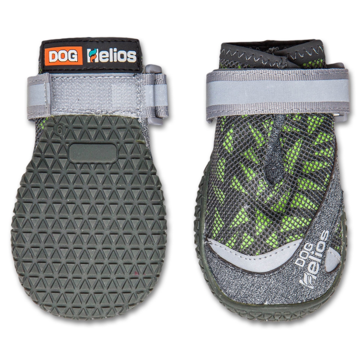 Picture of Dog Helios F17GNXS Surface Premium Grip Performance Dog Shoes - Green - Extra-Small