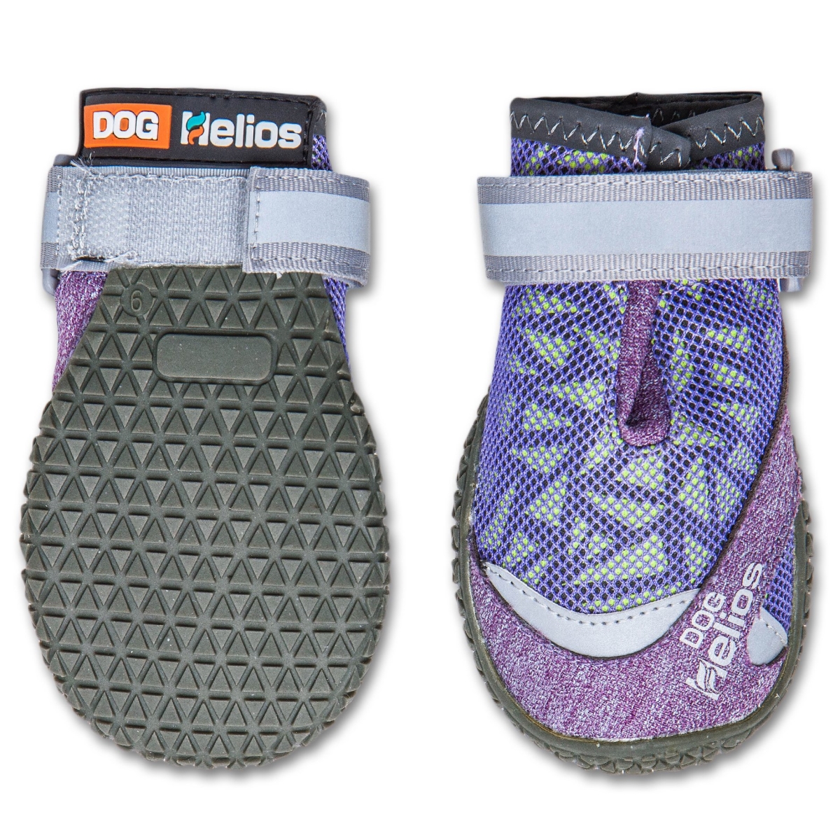 Picture of Dog Helios F17PLXS Surface Premium Grip Performance Dog Shoes - Purple - Extra-Small